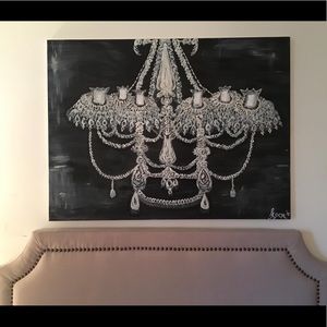 My Candelabra hand painted painting artwork